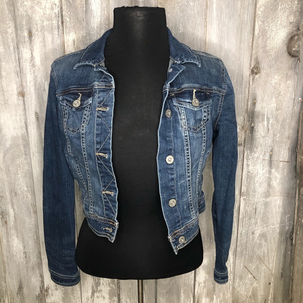 Dark wash jean jacket